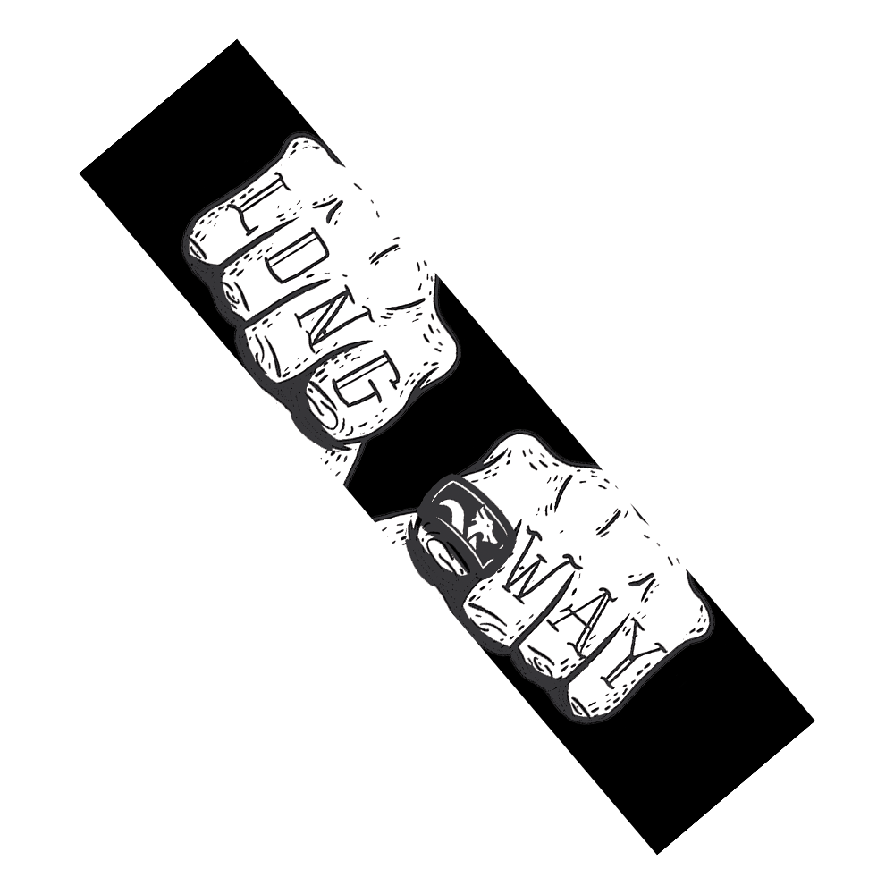 Longway Fist Black and White - Grip Tape-0