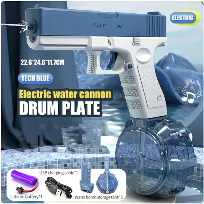 UZI Water Gun Toy Swimming Pool Play Water Adult Shots Games Toy Outdoor Games High Pressure Water Gun Summer Toys for Kid