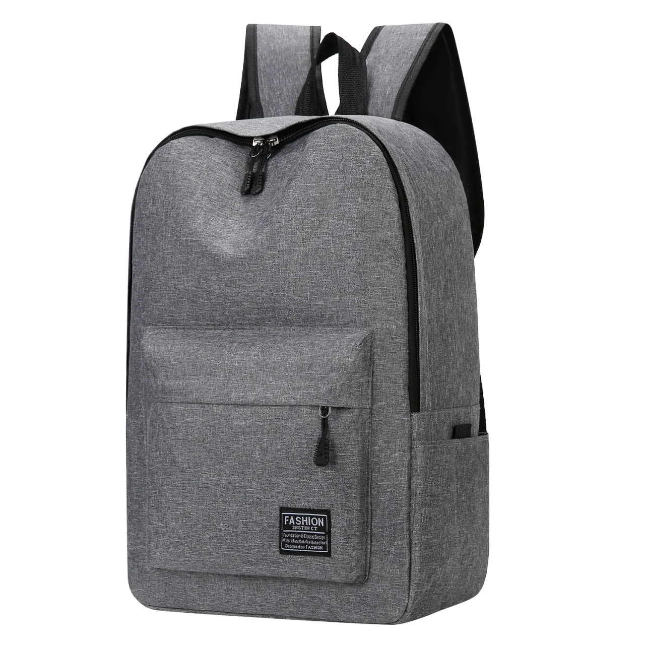 15 inches Versatile Backpack Trendy Washable Oxford Cloth Computer Bag Black Grey Blue Red School Student Backpack Unisex