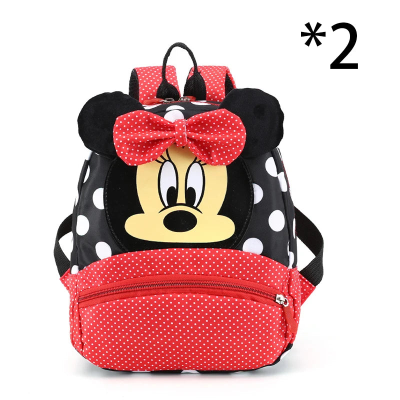 Disney Cartoon Backpack For Baby Boys Girls Minnie Mickey Mouse Children Lovely Schoolbag Kindergarten Schoolbag Kids Gift